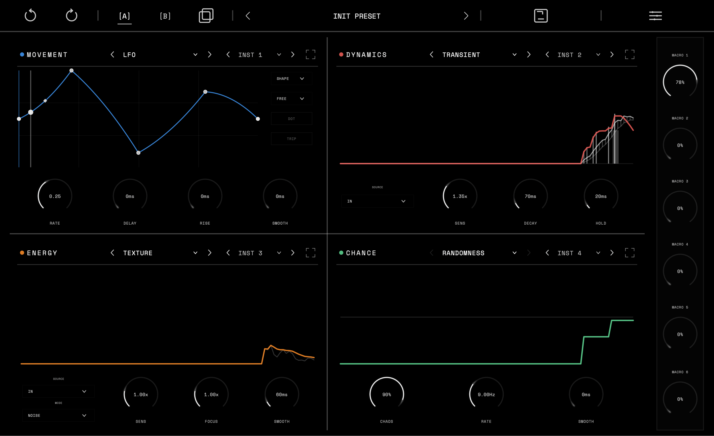 Animated INFLECT Modulators view