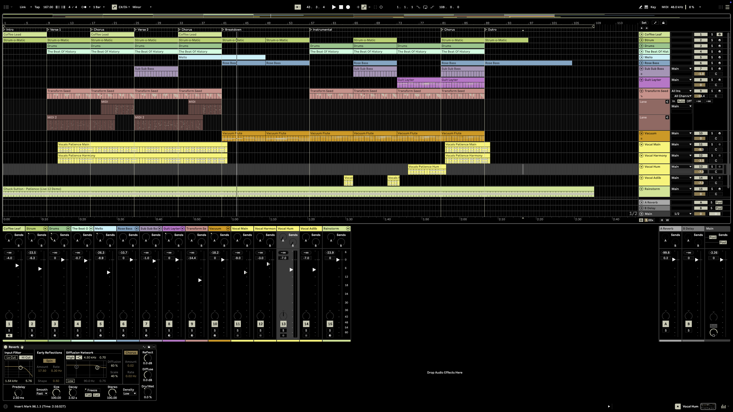 REVST Ableton skin arrangement view